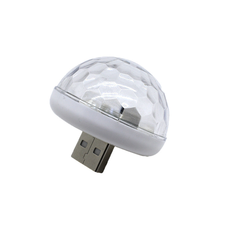 Lumière Rythmique LED USB pour Voiture avec Contrôle Vocal