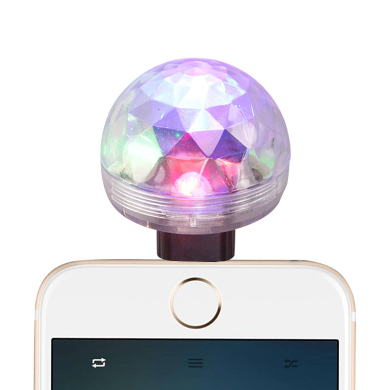 Lumière Rythmique LED USB pour Voiture avec Contrôle Vocal